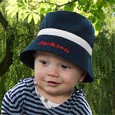 Boys Embroidered Bucket Hat Baby Boy Bucket Hat Baby Sun Hat Baby Caps