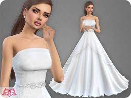Romantic wedding gown · 11. Best Sims 4 Wedding Dresses Free Cc Mods To Download Fandomspot