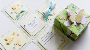 Exploding treat box with 4 small treat boxes. How To Make Exploding Box With A Butterfly Eksplodujace Pudelko Z Motylem Mishellka 256 Diy Youtube