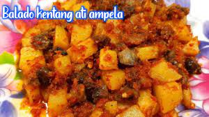 Seporsi nasi empal pengampon berisi nasi putih hangat dengan lauk daging cacah, telur sambal, kentang goreng, hingga sayuran. Resep Kentang Balado Ati Ampela Dan Cara Menghilangkan Bau Amisnya Youtube