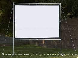 This outdoor movie screen is a perfect way to bring everyone together for a night of backyard cinema magic. Diy Pro Series Outdoor Diy Movie Screen Elite Screens