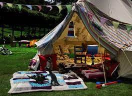 25 Beautiful Backyard Camping Tent Ideas For Your Kids Backyard Camping Small Backyard Landscaping Backyard Camping Tent