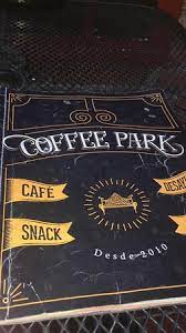 It is an icon with title down triangle. La Carta Picture Of Coffee Park Pachuca Tripadvisor