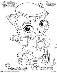 Whisker Haven Tales Coloring Page Of Barnaby Pickles Animal Coloring Pages Coloring Pages Cute Coloring Pages