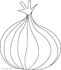 Supercoloring.com is a super fun for all ages: Onion Outline Coloring Page Coloringall