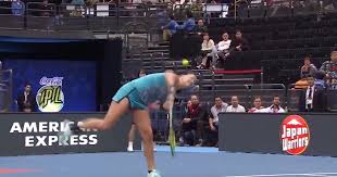 Showing off the engagement ring. Tennis Ace Kiki Bertens Loses Match By Serving Ball Onto Her Own Head Metro News