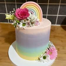 Sale Price Rainbow Cake Topper 5 6 Etsy In 2020 Rainbow Cake Recipe Rainbow Cake Themed Cakes