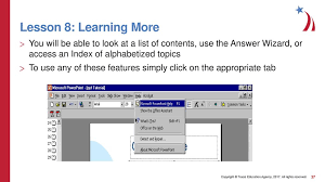 Select the text in a bulleted or numbered list. Learning Powerpoint A Tutorial Ppt Download