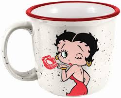 See more ideas about betty boop, boop, betties. Spoontiques 21500 Betty Boop Camper Mug 14 Ounces White Walmart Com Walmart Com