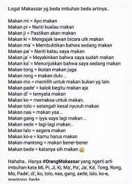 Tugas nggak cuma mengerjakan soal, merangkum, membuat makalah atau menampilkan drama. Percakapan Tentang Bahasa Makassar