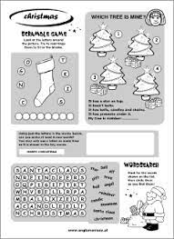 Educational but fun worksheets for the christmas season. Christmas Printables English For Kids