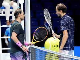 Medvedev beat nadal for the first time in london. Daniil Medvedev Beats Rafael Nadal To Set Up Dominic Thiem Title Match At Atp Finals Tennis News Times Of India