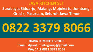 Untuk daerah lain bisa menyesuaikan. 082233798066 Harga Kitchen Set Aluminium Djava Lumintu