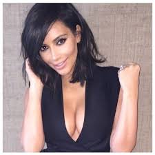 Kim Kardashian Long Bob Haircut Google Search Kim Kardashian Cabelo Cabelo Penteado Long Bob