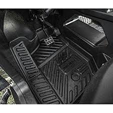 Polaris New Oem General Front Floor Mats 2881934 Polaris General Flexible Rubber Atv Accessories