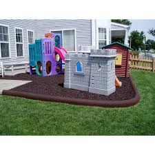 Rubberific Timbers Playground Landscape Border Pack Of 8 Playground Landscaping Playground Backyard Landscaping Playground Flooring