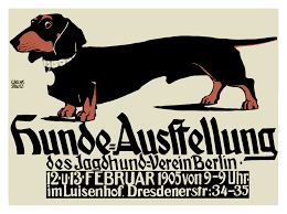 Steuben crystal trophy for best in show. if you're only going to do one, i'd go with the first (i think the bowl), since that is the original one offered by the wkc. 1905 German Dog Show Dachshund Poster German Dogs Dog Show Westminster Dog Show