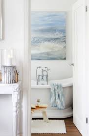 In a softly hued room you don't want a wallpaper to overpower, it should add pattern but without making the room feel busy. Coastal Wall Art Decor Ideas For The Bathroom Coastal Decor Ideas Interior Design Diy Shopping