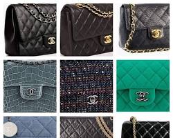 Chanel Matelasse bags in different materialsの画像