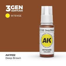 AK-Interactive: (3rd Gen) Acrylic - Deep Brown (17ml)