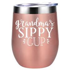 When a child is born, so is a grandma gifts. Nana Gifts For Mothers Day From Grandaughters Grandsons Funny Grandma Coolife Stainless Steel Insulated Wine Tumbler Grandmother Best Grandma Presents For Birthday Grandmas Sippy Cup Glassware Drinkware Tumblers Water Glasses