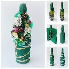 105 fun and festive christmas decorating ideas. Creative Ideas Diy Decorated Holiday Champagne Bottle