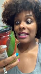 You like pickles or pickled peppers? Here’s a quick way to reuse your  pickle juice❤️ #tabithabrown