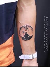 Mahadav Karma Tattoo Leo Tattoo Studio Indore India By Deepak Tanwar Hand Tattoos For Guys Karma Tattoo Forearm Band Tattoos