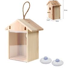 I love the traditional style of it. High Quality Wood Birds Nest House Bird House Bird Box Hanging Decoration Creative Wall Mounted Wooden Outdoor Nest Bird House Bird Cages Nests Aliexpress