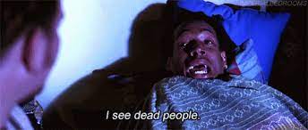 A boy who communicates with spirits seeks the help of a disheartened child psychologist. I See Dead People Marlon Wayans Kino Gif Find On Gifer