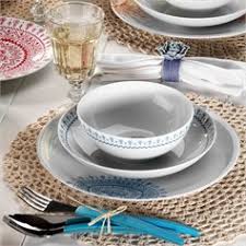 6 adet 27 cm servis tabağı, 6 adet 23 cm çukur tabak 6 Kisilik Yemek Takimlari