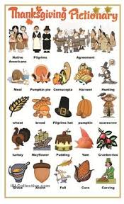 This Is A Pictionary To Help Students Learn Thanksgiving Vocabulary Hope You Like It Thanksgiving Vocabulary Thanksgiving Worksheets Thanksgiving Crossword