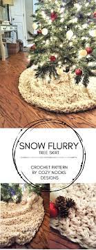 Snow Flurry Tree Skirt Crochet Pattern Farmhouse Decor Tree Etsy Farmhouse Christmas Tree Skirts Crochet Christmas Trees Christmas Crochet