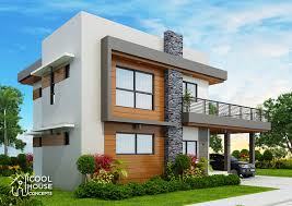 Sleek design is evident across both floors with a unique take on a typical layout that. Four Bedrooms Two Storey Modern House Cool House Concepts