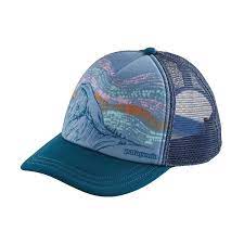 W S Raindrop Peak Interstate Hat Big Sur Blue Bsrb Hats Cheap Womens Fashion Patagonia Womens