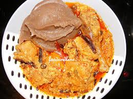 Any combination of crab, shrimp and smoked fish can be used in place of the shrimp. Food And Lens Amala With Egusi Stew