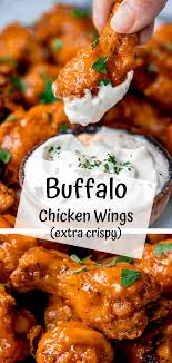 Perfectly Crispy Baked Chicken Wings Smothered In Easy Homemade Buffalo Sauce So Simp Chicken Wing Sauce Recipes Chicken Wing Recipes Baked Wing Sauce Recipes