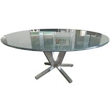 Make your living space more inviting with a well placed coffee table to complement the rest of the living room ensemble. Contemporary Crackle Glass And Chrome Sculptural Dining Table At 1stdibs
