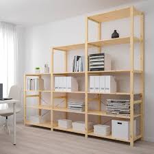 Ivar 3 Section Shelving Unit Pine Width 102 Height 89 Shop Today Ikea Ikea Ikea Ivar Regal
