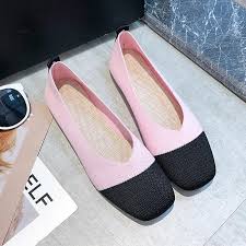 Saw something that caught your attention? Buy New Style Square Knit Flat Shoes In Spring And Summer Single Shoe Shallow Mouth Low Top Shoes Knitted Shoes Women S Knitting Four Seasons Shoes At Affordable Prices Free Shipping Real