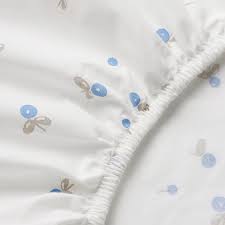 Les draps housses sont plus importants que vous ne le pensez. Rodhake Drap Housse Pour Lit Bebe Blanc Motif Myrtilles 60x120 Cm Ikea
