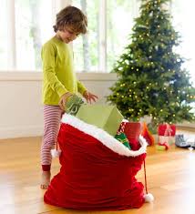 Christmas tree shop lap desk. Santa S Oversized Velvet Toy And Gift Sack Hearthsong