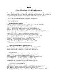 Latin Board Of Studies Nsw