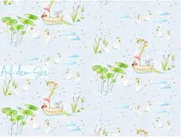 Startseite stoffe designer & marken. Bio Jersey Auf Dem See Lillestoff
