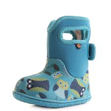 Details About Boys Kids Baby Bogs Owls Blue Multi Wellies Wellington Boots Uk Size