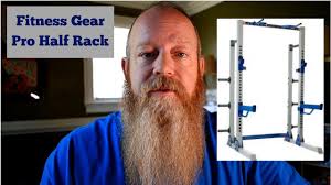 My choice was this fitness gear pro squat rack that's set to do all i need without a scary cost. Fitness Gear Pro Half Rack Unboxing And Initial Review Youtube