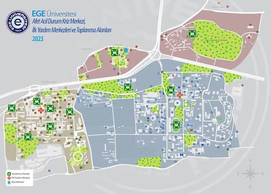 İzmir'de beklenen olası depremden yola çıkarak meydana gelebilecek her  türlü doğal afet karşısında hazırlıklı olmak amacıyla, Ege Üniversitesi  Acil Durum Eylem Planı hazırlanmıştır. Afetler sırasında yaşanabilecek can  ve mal kayıplarını en aza indirmek ...