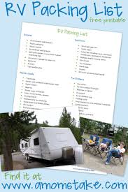 What to take on a road trip. Rv Roadtrip Checklist What To Pack For Your Rv Trip A Mom S Take