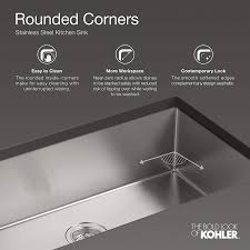 Premium 304 series stainless steel thickness: Buy Kohler Task Kitchen Sink Stainless Steel Dual Mount Single Bowl 33 Workstation Sink 1 Hole Faucet K 80084 1pc Na Online In Indonesia B08xk5y4qd