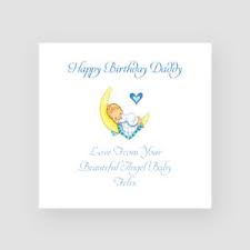 Personalised Handmade Baby Angel Birthday Card For Him Dad Daddy Father Ebay